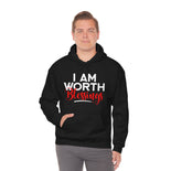 I AM Worth Blessings Hooded Sweatshirt