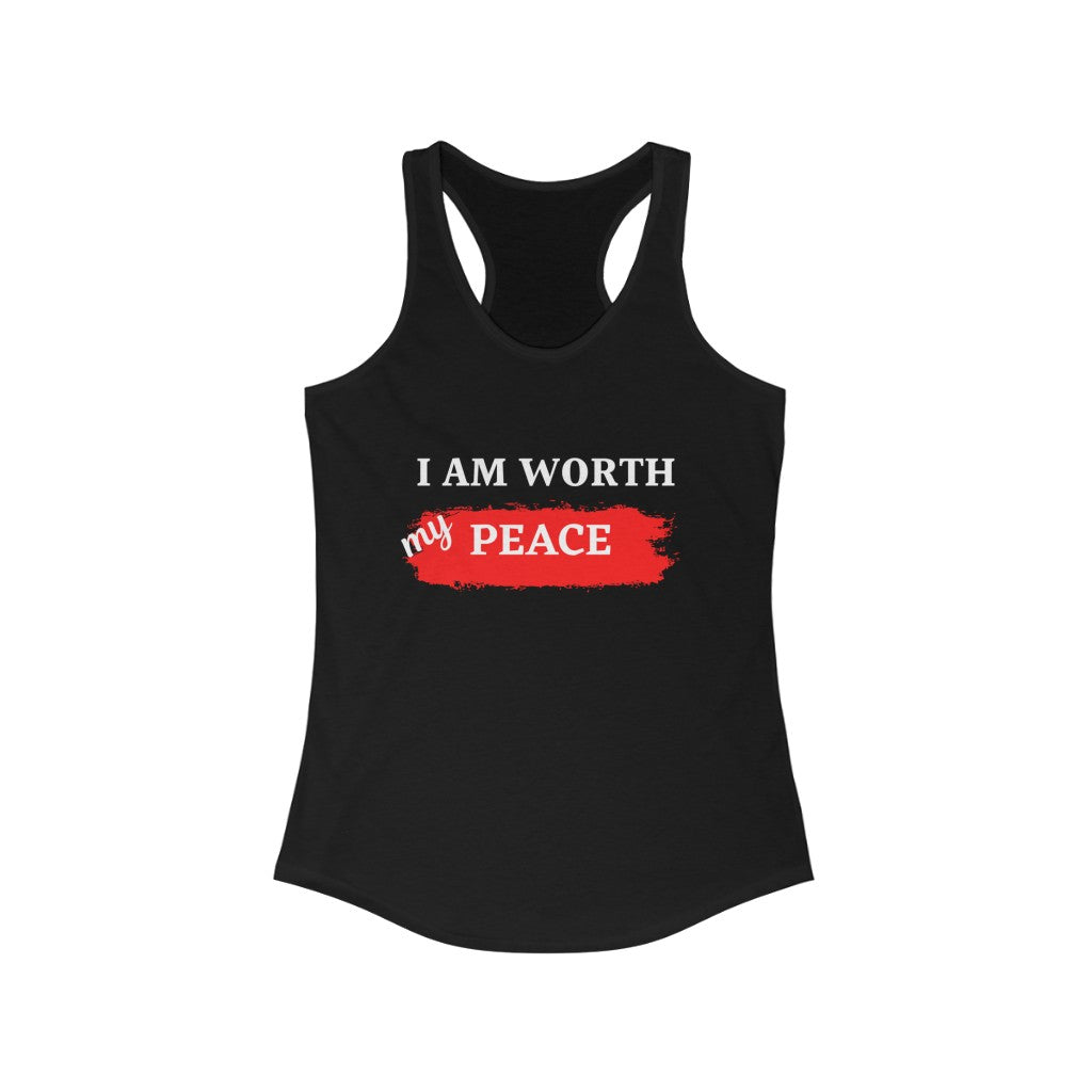 I AM Worth My Peace Tank Top
